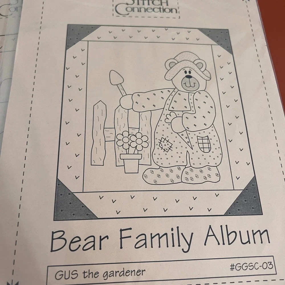 The Stitch Connection Bear‎ Family Album Quilt Patterns Earl Gus Fabric Kits 2pk